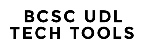 BCSC UDL Tech Tools 